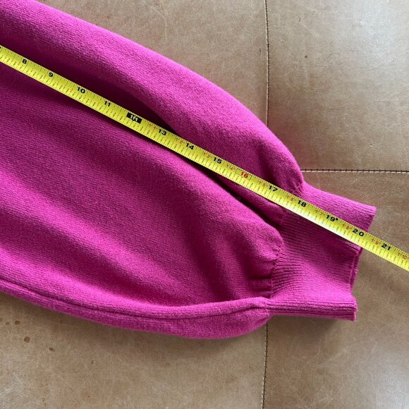 Hello Kitty & Friends Pink Embroidered Mushroom Floral Sweater LG Turtleneck - Picture 12 of 15